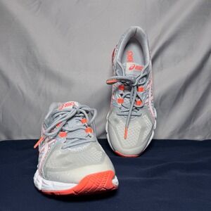 ASICS Gel-Quantum 180 Sneakers Womens 7 Grey Coral Excellent 1202A083 Running